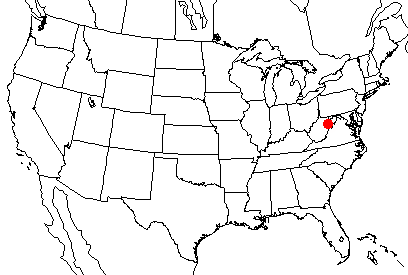 Map of Dolly Sods